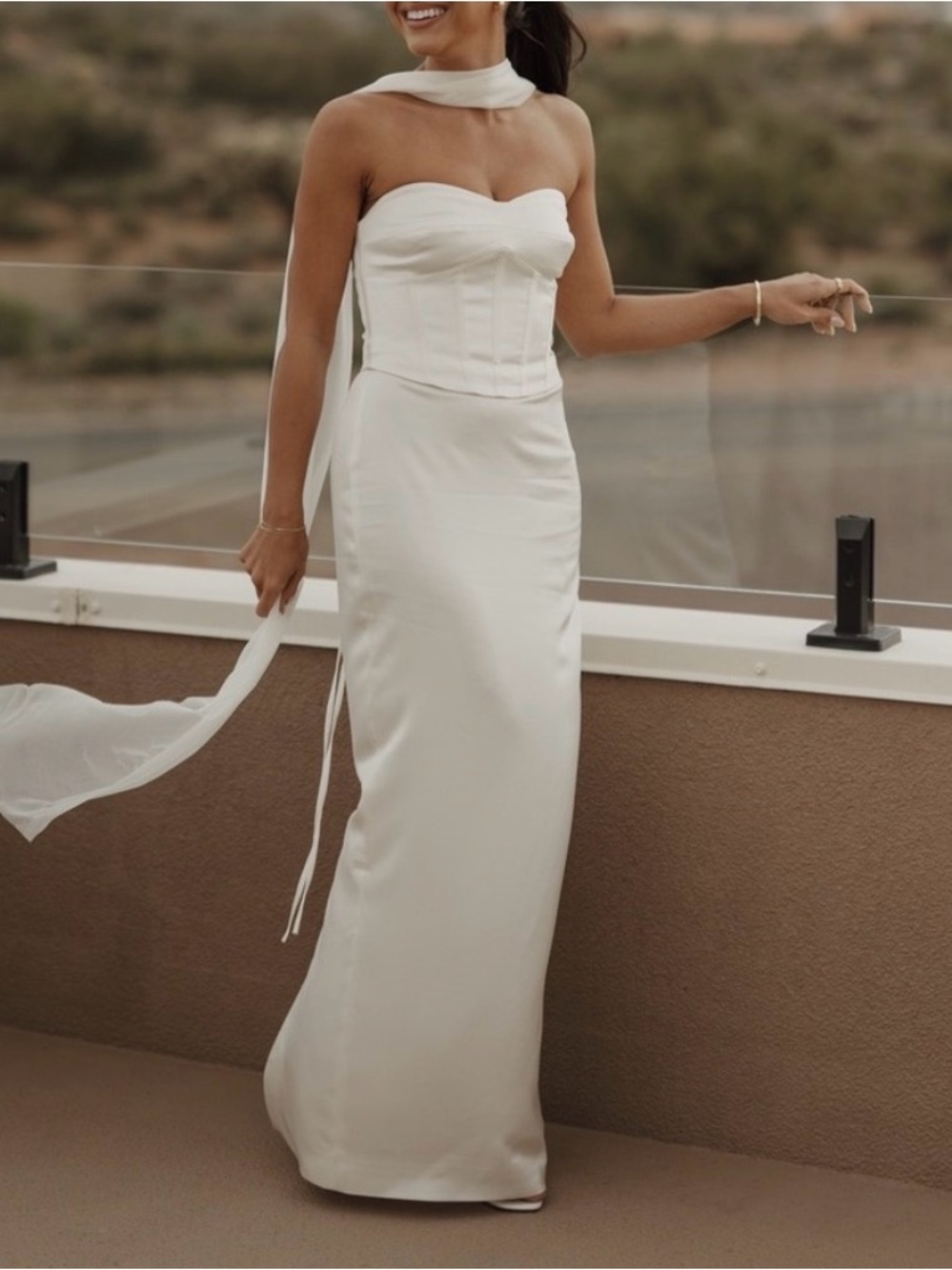 Reformation Ariyah Corset Satin Maxi Dress Gown NEW NWT